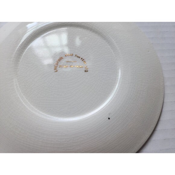 Vintage Liverpool Road Pottery Ltd. Decorative Plate Stoke-on-Trent England - Picture 4 of 5